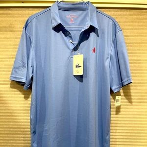 NWT Johnnie O Blue Performance Polo XXL (Logo)